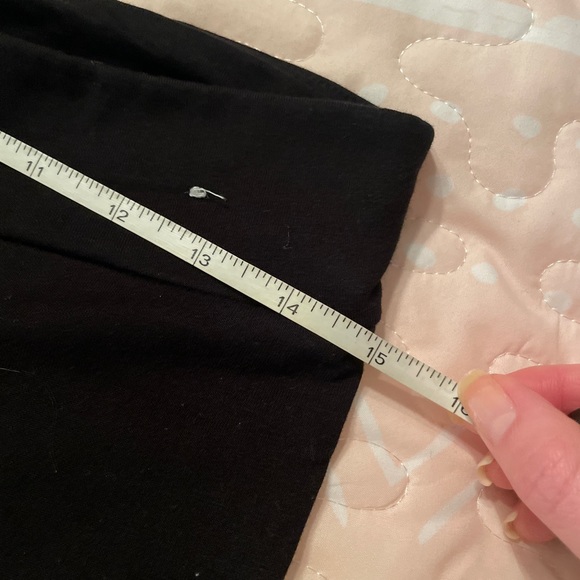 H&M Black Basic Cotton Stretch Leggings Size Large - Picture 4 of 8